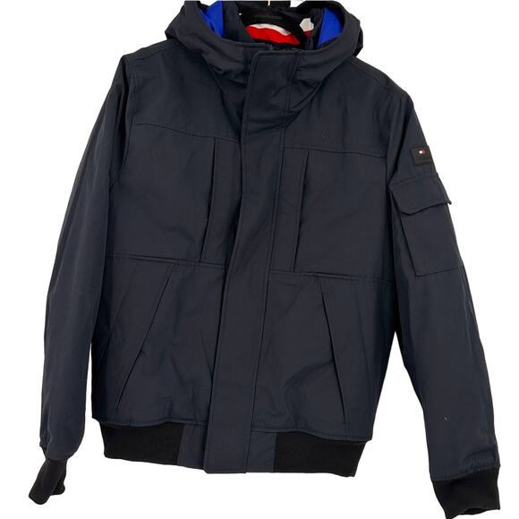 Tommy Hilfiger Men's Ultra Loft Navy Bomber Jacket Size Small NWT - Picture 1 of 6